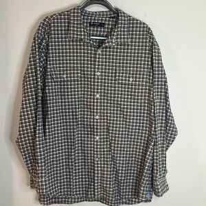 Cremieux Classics Casual Shirt Men’s Size XXL Long Sleeve Button Down Plaid